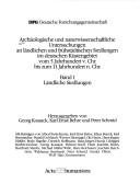 Couverture : Archäologische und naturwissenschaftliche Untersuchungen an ländlichen und frühstädtischen Siedlungen im deutschen Küstengebiet vom 5. Jahrhundert v. Chr. bis zum 11. Jahrhundert n. Chr.