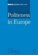 Couverture : Politeness in Europe