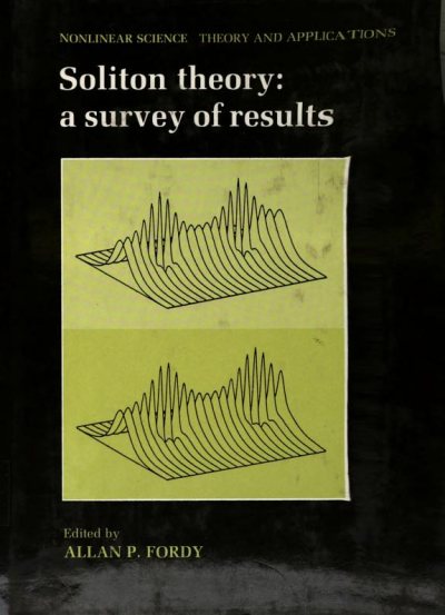 Couverture : Soliton theory
