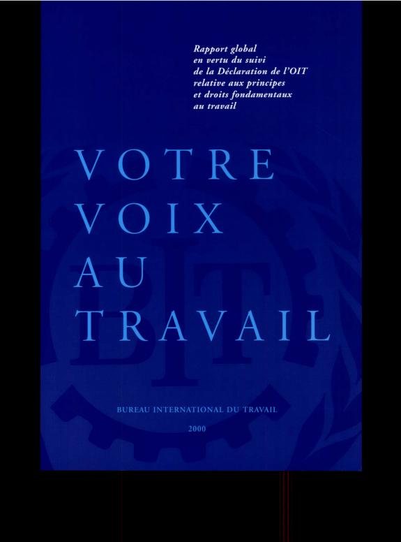 Couverture : Votre voix au travail