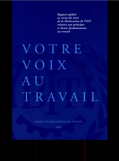 Couverture : Votre voix au travail