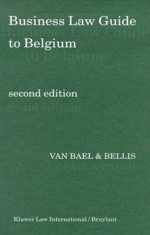 Couverture : Business law guide to Belgium