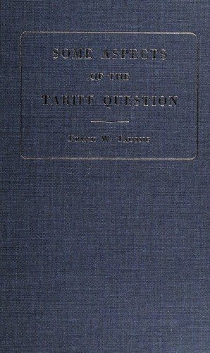 Couverture : Some aspects of the tariff question