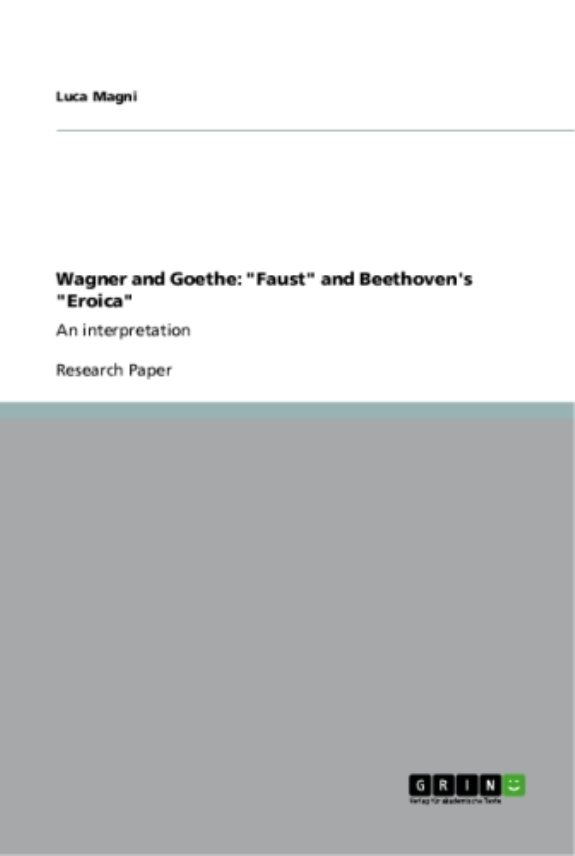 Couverture : Wagner and Goe
