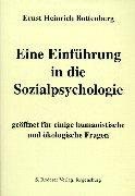 Couverture : Eine Einführung in die Sozialpsychologie