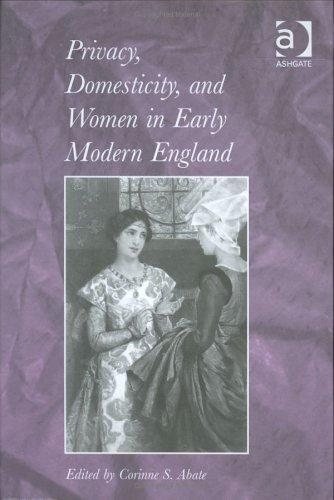 Couverture : Privacy, domesticity, and women in early modern England