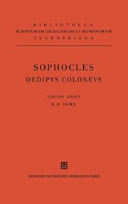 Couverture : Sophoclis Oedipus Coloneus