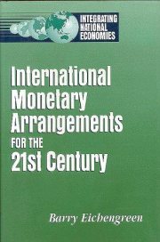 Couverture : International monetary arrangements for the 21st century