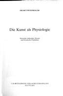 Couverture : Die Kunst als Physiologie