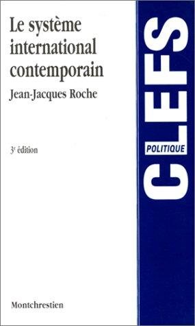 Couverture : Le système international contemporain