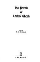 Couverture : The novels of Amitav Ghosh