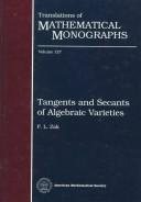 Couverture : Tangents and secants of algebraic varieties