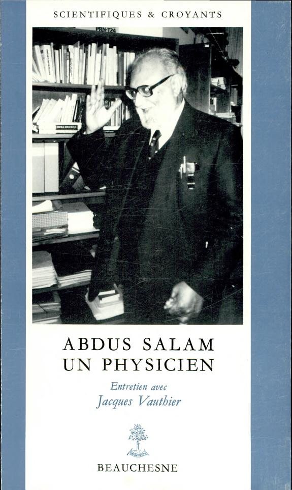 Couverture : Abdus Salam, un physicien