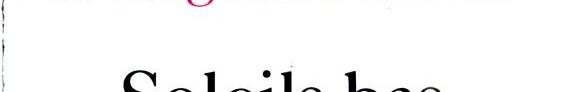 Couverture : Soleils bas
