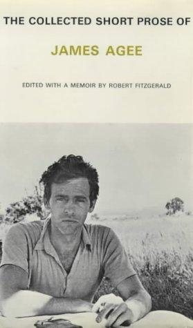 Couverture : The collected short prose of James Agee