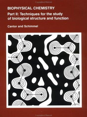 Couverture : Techniques for the study of biological structure and function