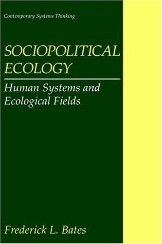 Couverture : Sociopolitical ecology