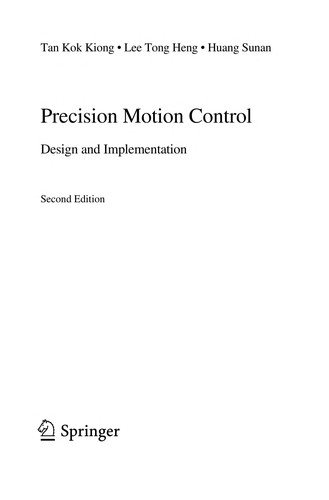 Couverture : Precision motion control