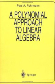 Couverture : A polynomial approach to linear algebra