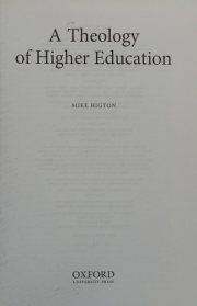 Couverture : A Theology of Higher Education
