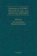 Couverture : Advances in Atomic, Molecular, and Optical Physics (Advances in Atomic, Molecular and Optical Physics)
