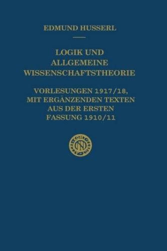 Couverture : Logik und allgemeine Wissenschaftstheorie