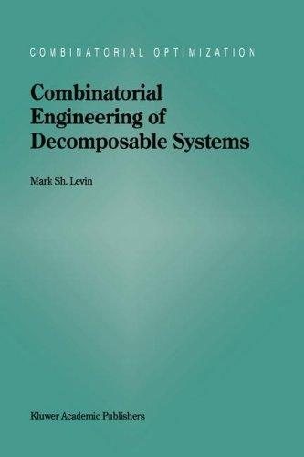 Couverture : Combinatorial engineering of decomposable systems