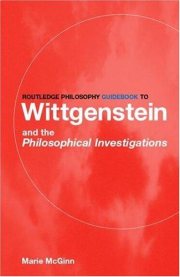 Couverture : Routledge philosophy guidebook to Wittgenstein and the Philosophical investigations