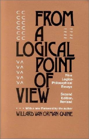 Couverture : From a logical point of view