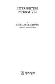 Couverture : Interpreting Imperatives