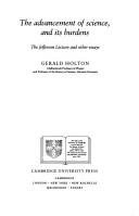 Couverture : The advancement of science, and its burdens