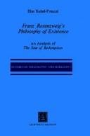 Couverture : Franz Rosenzweig's philosophy of existence