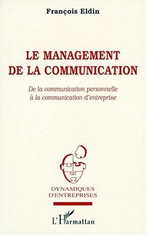 Couverture : Le management de la communication