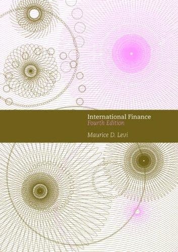 Couverture : International finance