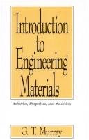 Couverture : Introduction to engineering materials