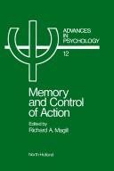 Couverture : Memory and control of action