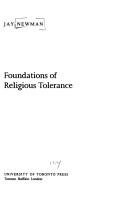 Couverture : Foundations of religious tolerance