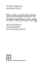 Couverture : Strukturalistische Internetforschung