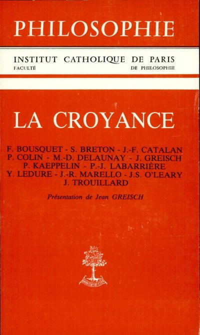 Couverture : La Croyance