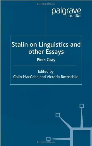 Couverture : Stalin on Linguistics and Other Essays