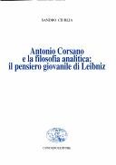 Couverture : Antonio Corsano e la filosofia analitica