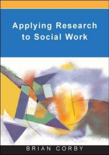 Couverture : Applying Research in Social Work