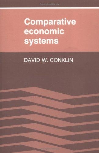 Couverture : Comparative economic systems