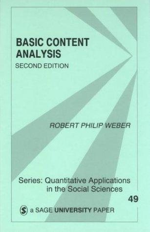Couverture : Basic content analysis