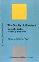 Couverture : The quality of literature