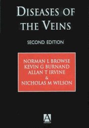 Couverture : Diseases of the veins