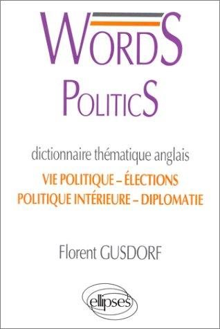 Couverture : Words Politics 