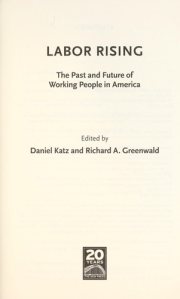 Couverture : Labor Rising