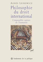 Couverture : Philosophie du droit international