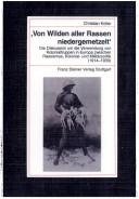 Couverture : Von Wilden aller Rassen niedergemetzelt